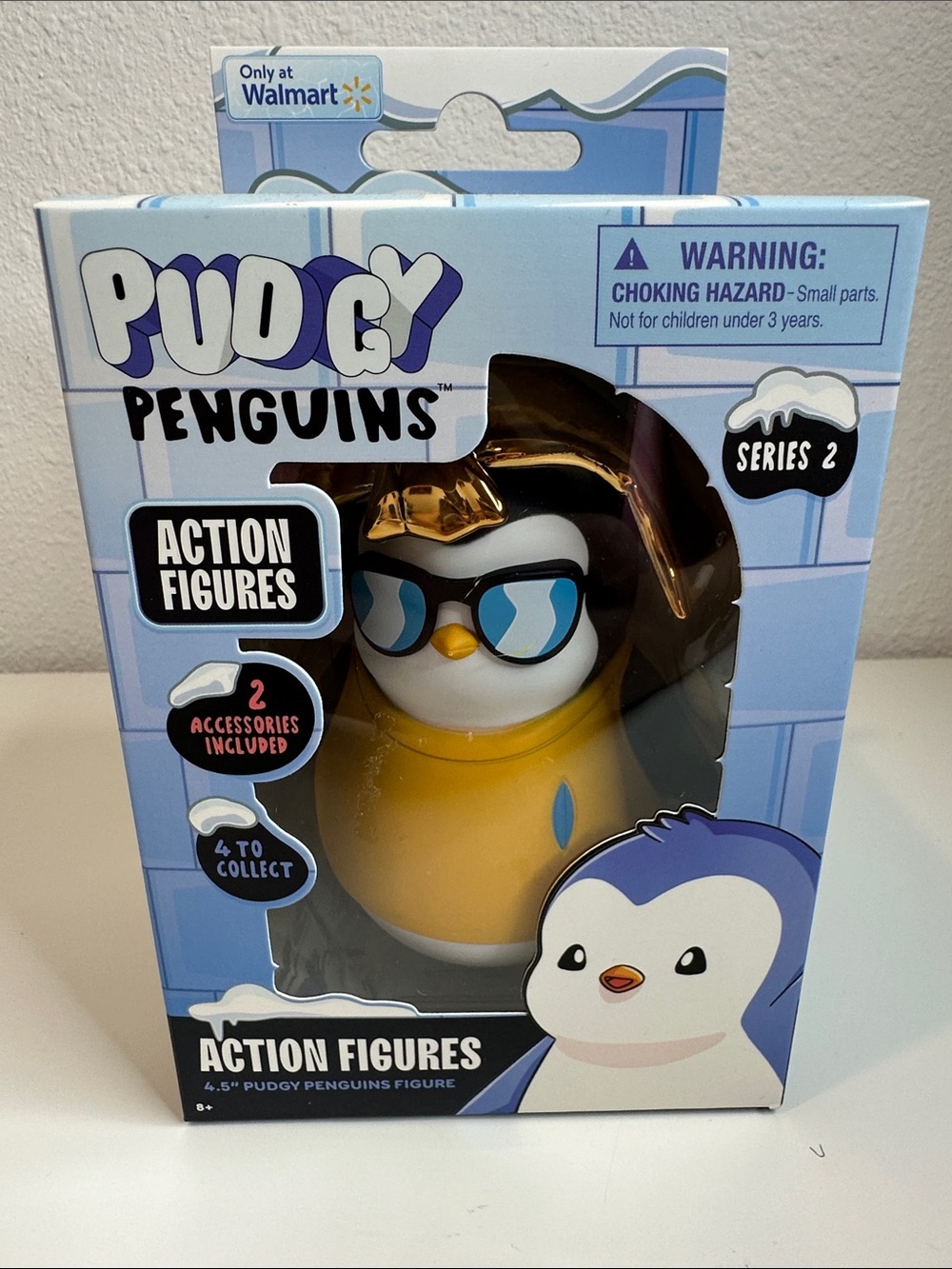 Pudgy Penguins Series 2 Yellow Penguin Action Figure - Pudgy